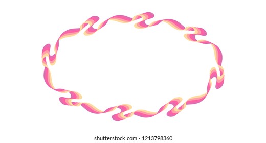 frame of tapes. vector illustration