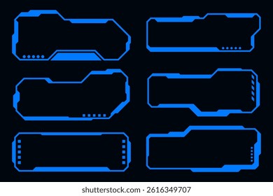 Frame technology futuristic interface ui element