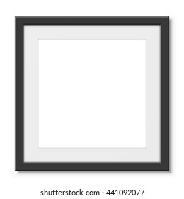 Frame template black, design element, Vector illustration