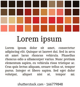 Frame template for cards, invitations, banners. You can place any text here. Invitation card with abstract mosaic pattern, vector.