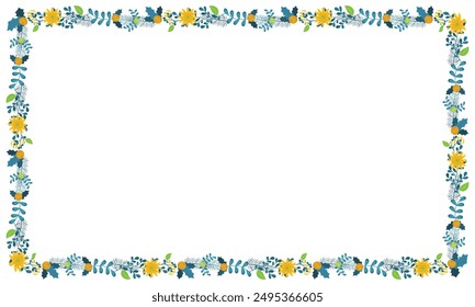 Frame template for christmas season celebration, christmas wreath concept.