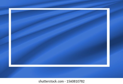 Frame template design with blue background illustration