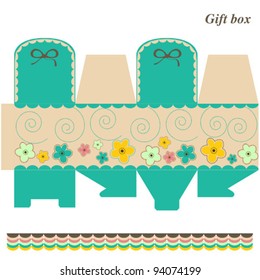 Frame template gift box