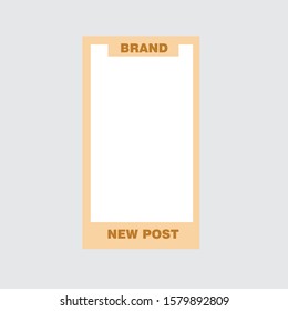 Frame Template for Insta Story with Simple Design