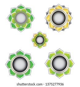 Frame or template that can be used by adding text or anything inside.