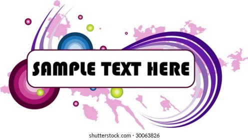 Frame for text