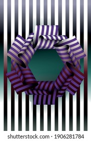 Frame for text, abstract illustration