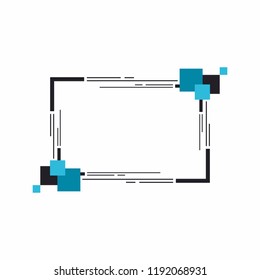 Frame for text or banner. Web design of banners. Promotions and sales