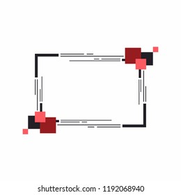 Frame for text or banner. Web design of banners. Promotions and sales