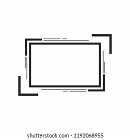 Frame for text or banner. Web design of banners. Promotions and sales