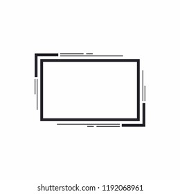 Frame for text or banner. Web design of banners. Promotions and sales