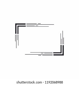 Frame for text or banner. Web design of banners. Promotions and sales