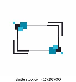 Frame for text or banner. Web design of banners. Promotions and sales