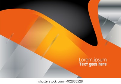 Frame for text, blue background Vector
