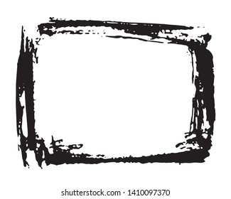 Frame Text Box Grunge Textured Hand Stock Vector (Royalty Free ...