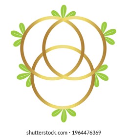 Frame for text. Frame design with leaves. You can write your own text. Invitations. Postcard. Cartoon style. For design and decoration.