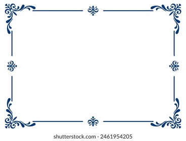 frame for text frame for text and photo, Vector frame line decor vector label simple line, vector decorate element
