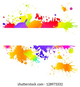 Frame for the text of the stain. Vector