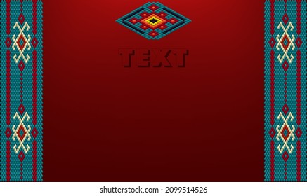 Frame for text   in the style of the east ornament.