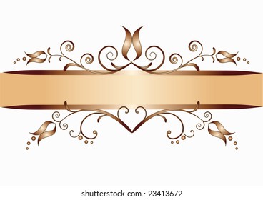 frame for text. Vector