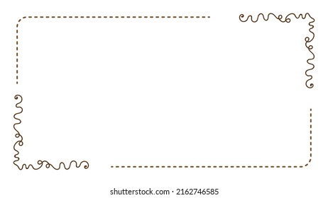 Rahmen für Text-Vektorhintergrund