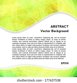 Frame for text with yellow Abstract Background