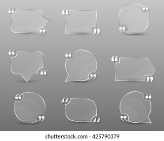 Frame for text.Website review quote citation blank template. Website review vector icon. Quote comment template. Quote bubble. Shop customer review template.