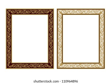 Frame of Thai ancient art in vector format
