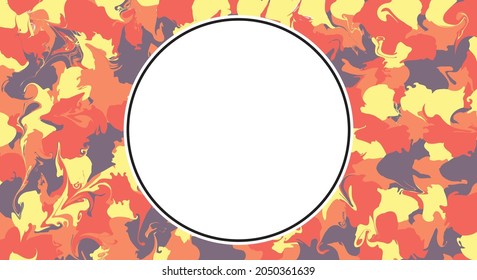 a frame that can be used as a background with an autumn theme