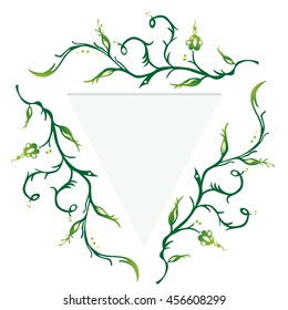 Frame of three identical items