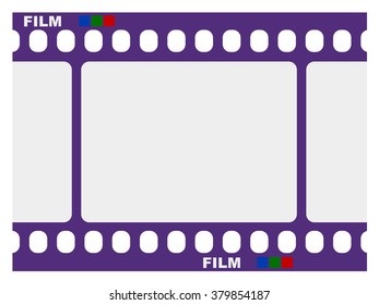 frame of traditional photo film