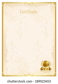 Frame used paper deed