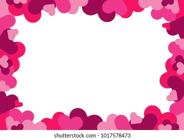 Frame Valentine Hearts