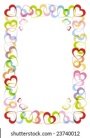 The frame for Valentines day