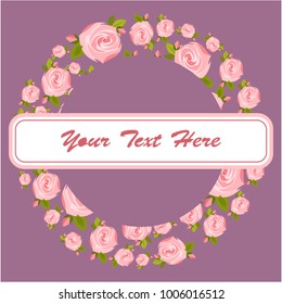 Frame for Valentine's Day. Empty place for text. Red heart on a white background. Greeting poster for lovers, wedding, birthday