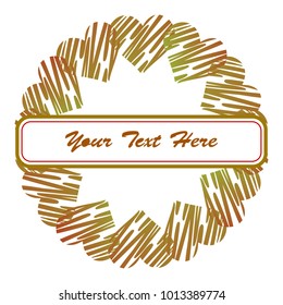 Frame for Valentine's Day. Empty place for text. Red heart on a white background. Greeting poster for lovers, wedding, birthday.