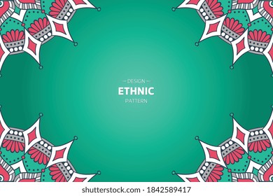 frame vector with Abstract mandala