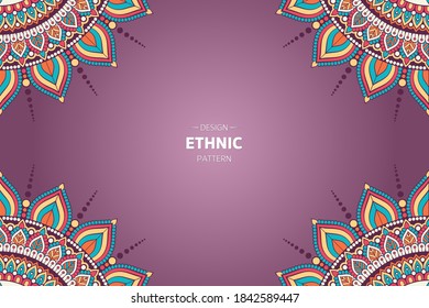 frame vector with Abstract mandala