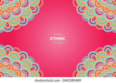 frame vector with Abstract mandala