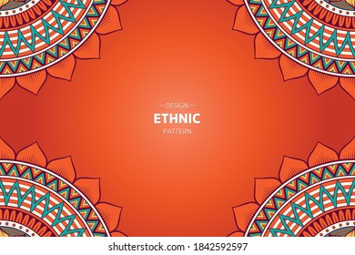 frame vector with Abstract mandala