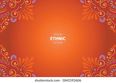 vector de cuadro con mandala abstracta
