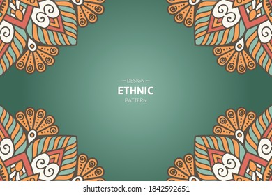 frame vector with Abstract mandala