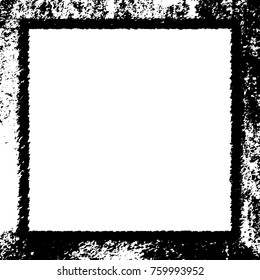 Frame vector black and white grunge
