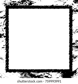 Frame vector black and white grunge