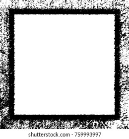 Frame vector black and white grunge