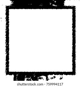 Frame vector black and white grunge