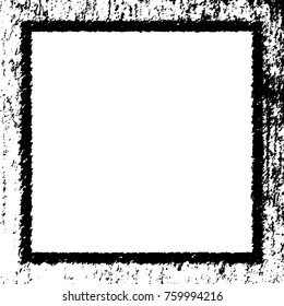 Frame vector black and white grunge