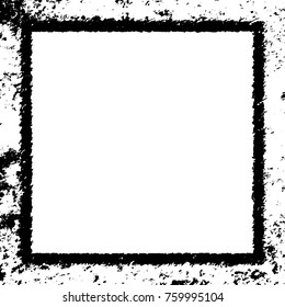 Frame vector black and white grunge