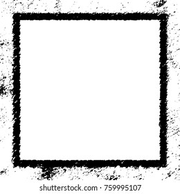 Frame vector black and white grunge
