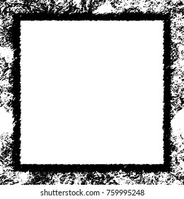 Frame vector black and white grunge
